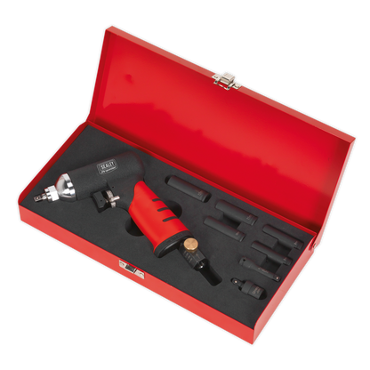 Sealey 1/4"Sq Drive Air Impact Wrench Diesel Glow Plug Kit SA141
