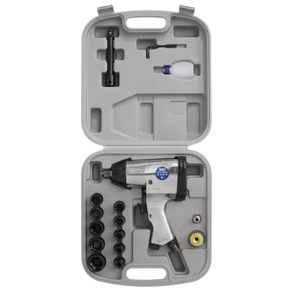 Sealey 1/2"Sq Drive Air Impact Wrench Kit with Sockets SA2/TS