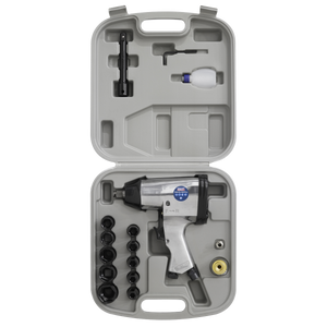 Sealey 1/2"Sq Drive Air Impact Wrench Kit with Sockets SA2/TS