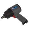 Sealey 1/2"Sq Drive Composite Air Impact Wrench - Twin Hammer SA201