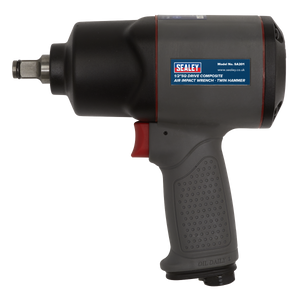 Sealey 1/2"Sq Drive Composite Air Impact Wrench - Twin Hammer SA201