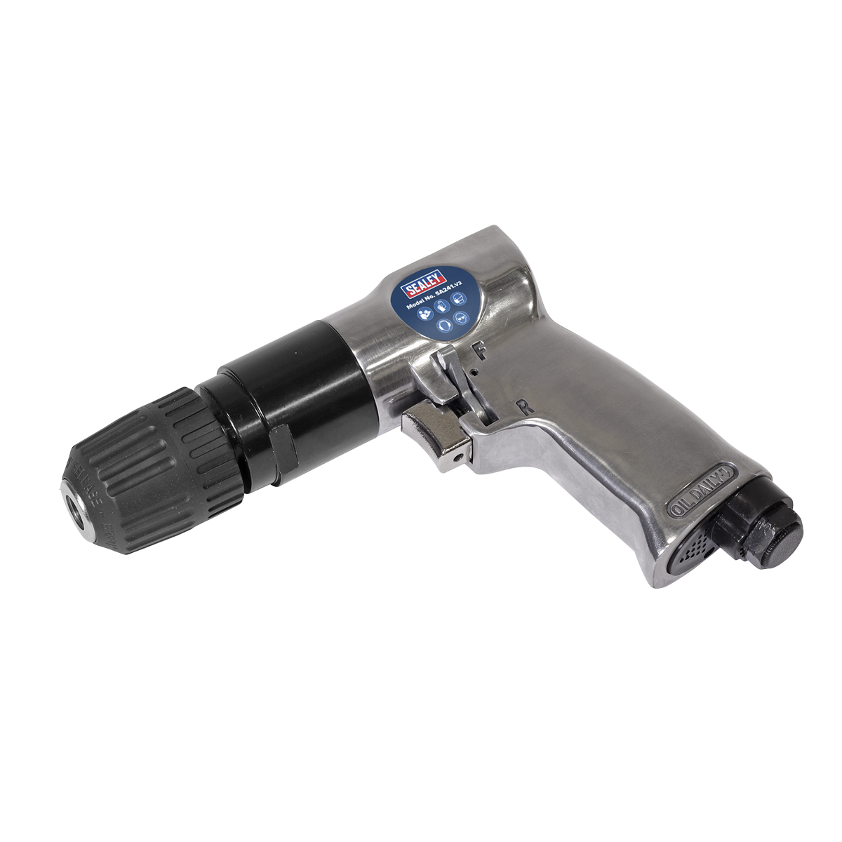 Sealey Ø10mm Reversible Air Drill with Keyless Chuck SA241