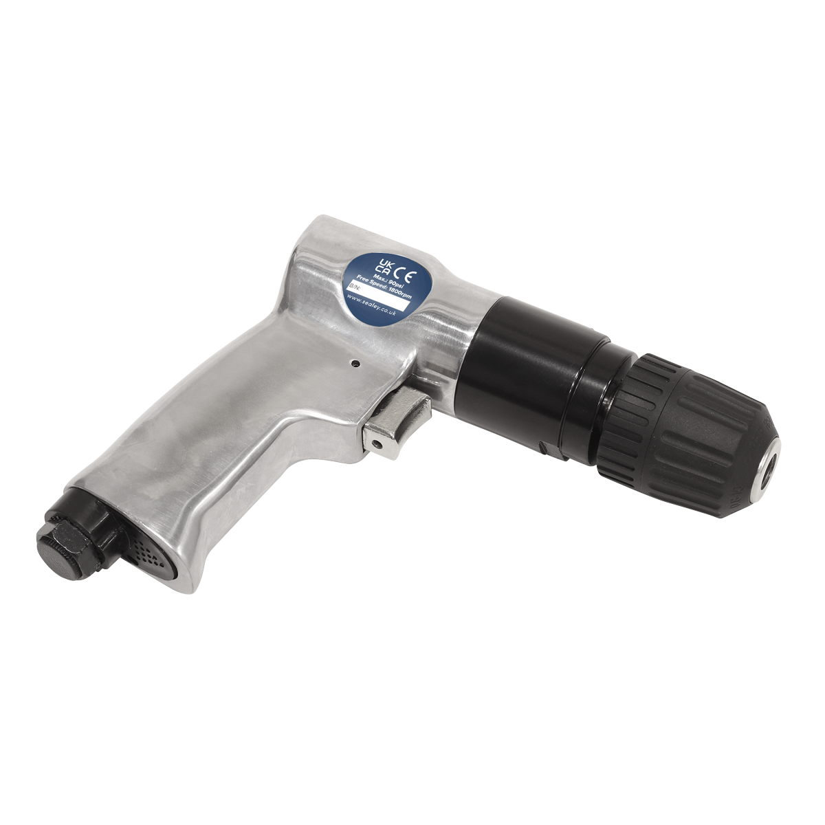 Sealey Ø10mm Reversible Air Drill with Keyless Chuck SA241