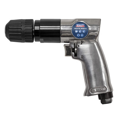 Sealey Ø10mm Reversible Air Drill with Keyless Chuck SA241