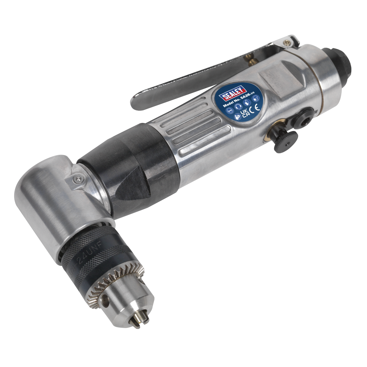 Sealey Ø10mm Reversible Air Angle Drill SA26