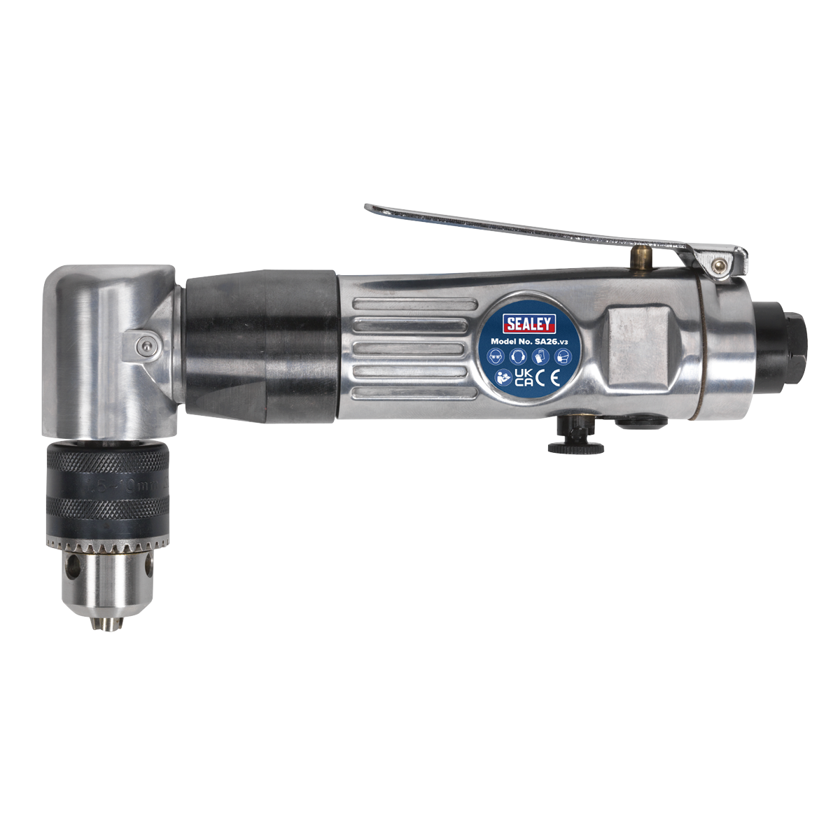 Sealey Ø10mm Reversible Air Angle Drill SA26