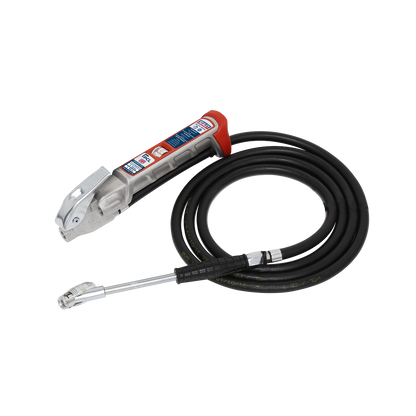 Sealey Tyre Inflator with 2.5m Hose & Twin Clip-On Connector SA37/95