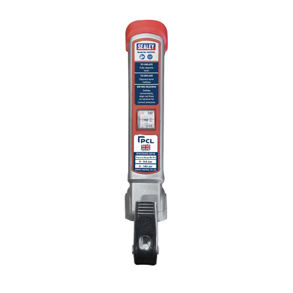 Sealey Tyre Inflator with 2.5m Hose & Twin Clip-On Connector SA37/95