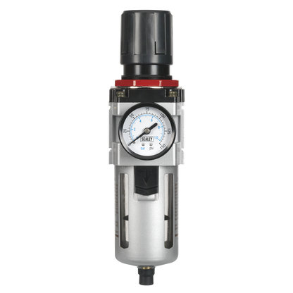 Sealey High Flow Air Filter/Regulator with Gauge SA4001FR