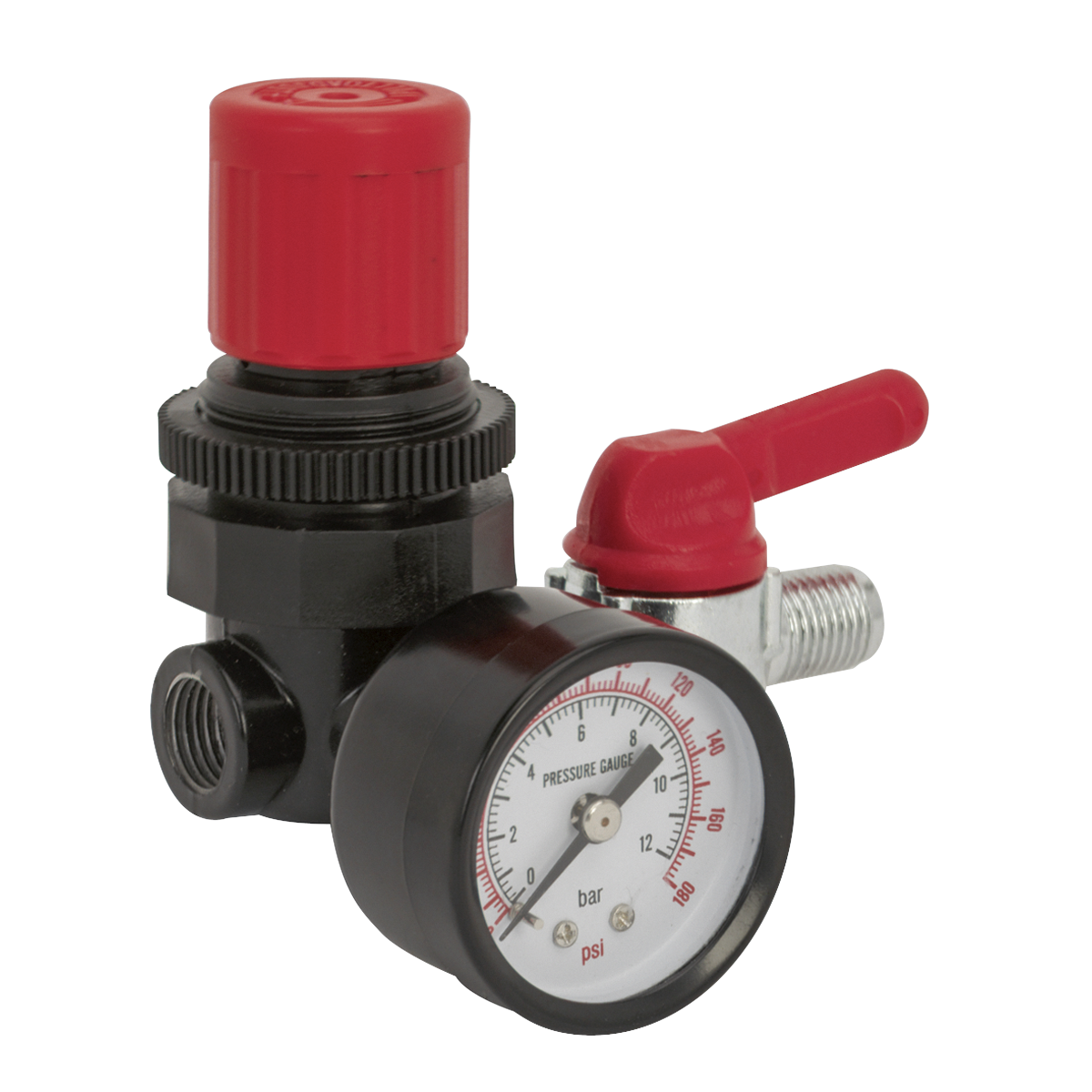 Sealey Air Regulator 1/4"BSP Female - 1/4"BSP Male SA5/RG/14
