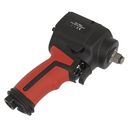 Sealey 1/2"Sq Drive Stubby Air Impact Wrench - Twin Hammer SA6002S