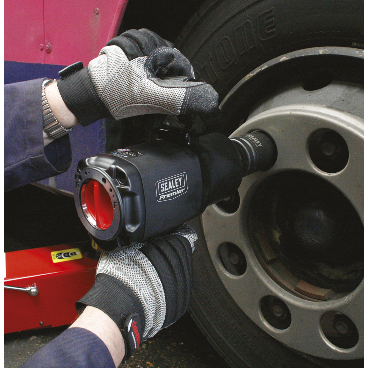 Sealey 1"Sq Drive Composite Air Impact Wrench - Twin Hammer SA6005