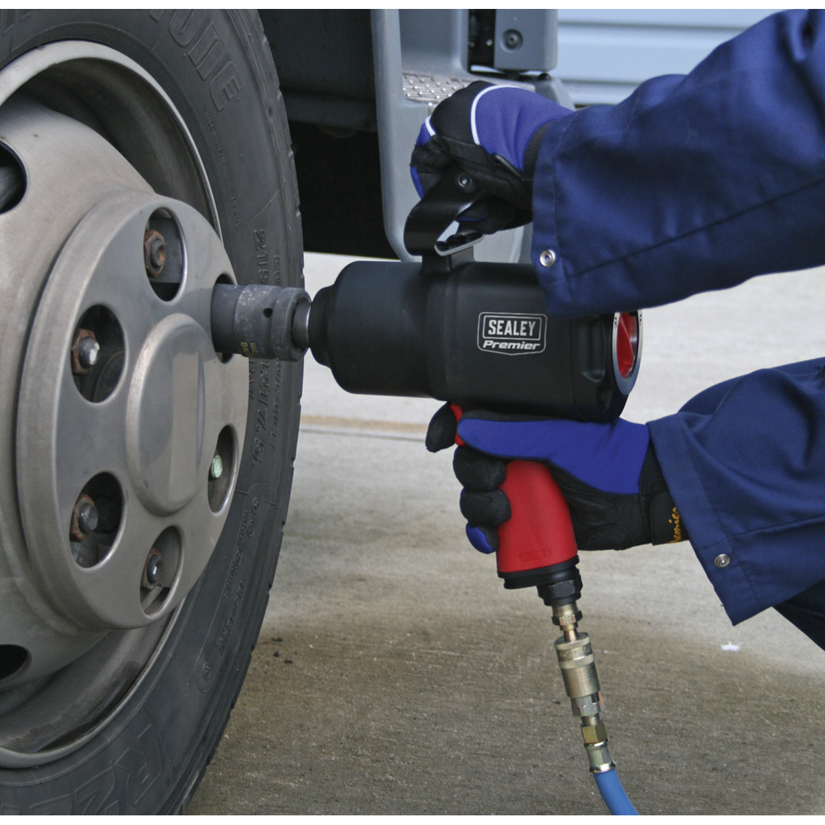 Sealey 1"Sq Drive Composite Air Impact Wrench - Twin Hammer SA6005
