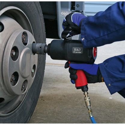 Sealey 1"Sq Drive Composite Air Impact Wrench - Twin Hammer SA6005