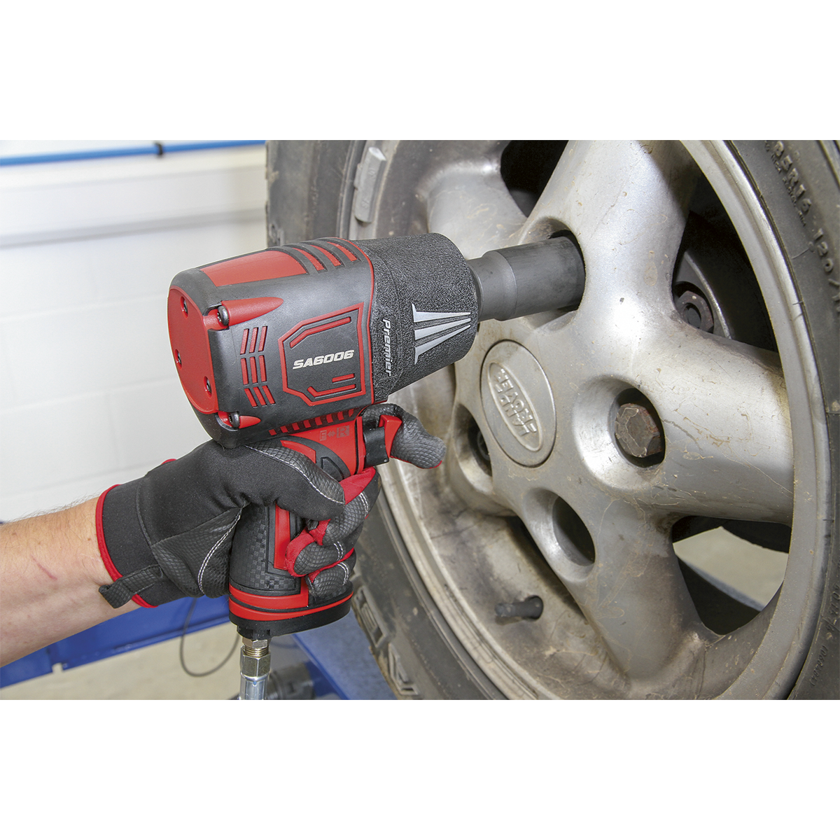 Sealey 1/2"Sq Drive Composite Air Impact Wrench - Twin Hammer SA6006