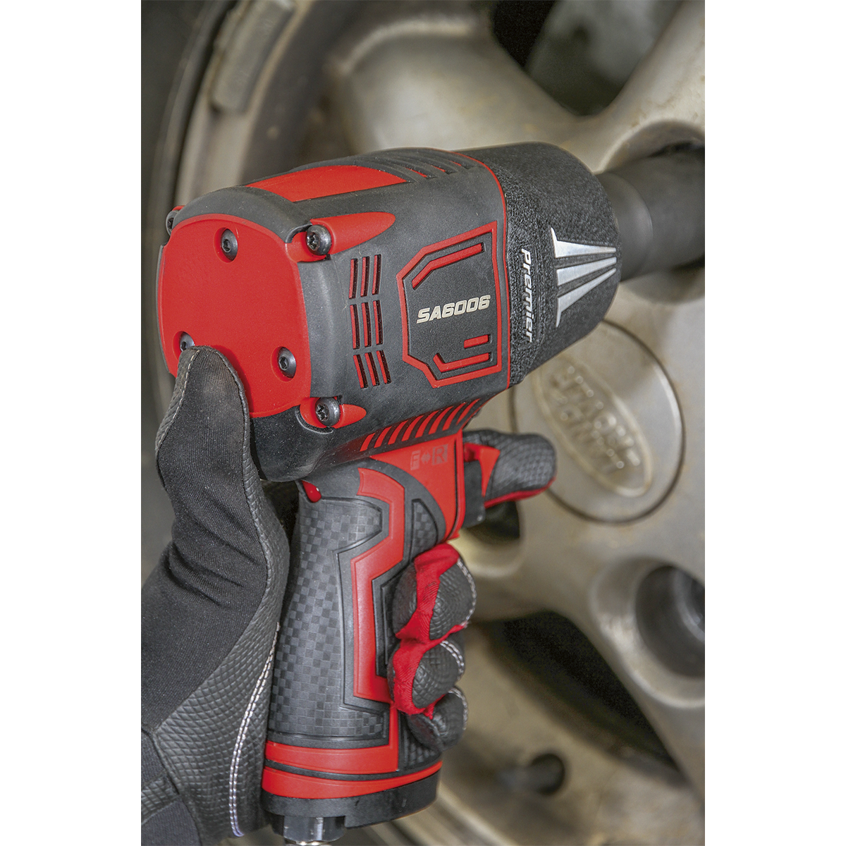 Sealey 1/2"Sq Drive Composite Air Impact Wrench - Twin Hammer SA6006