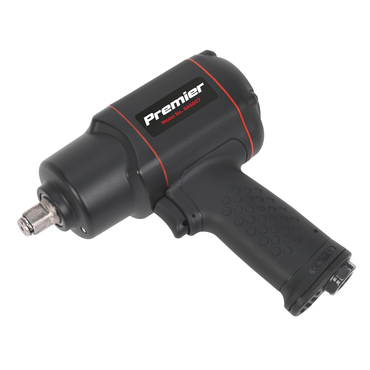 Sealey 1/2"Sq Drive Composite Air Impact Wrench - Twin Hammer SA6007