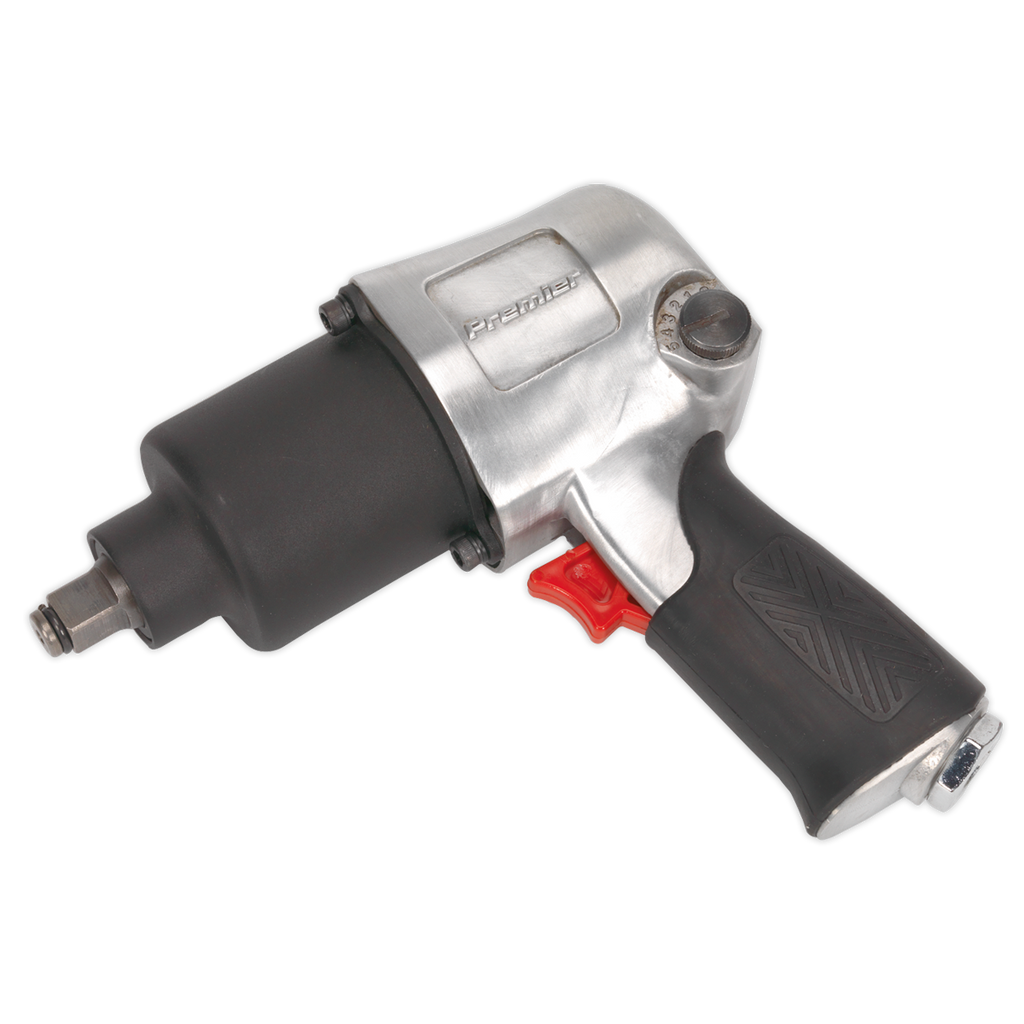 Sealey 1/2"Sq Drive Air Impact Wrench - Twin Hammer SA602