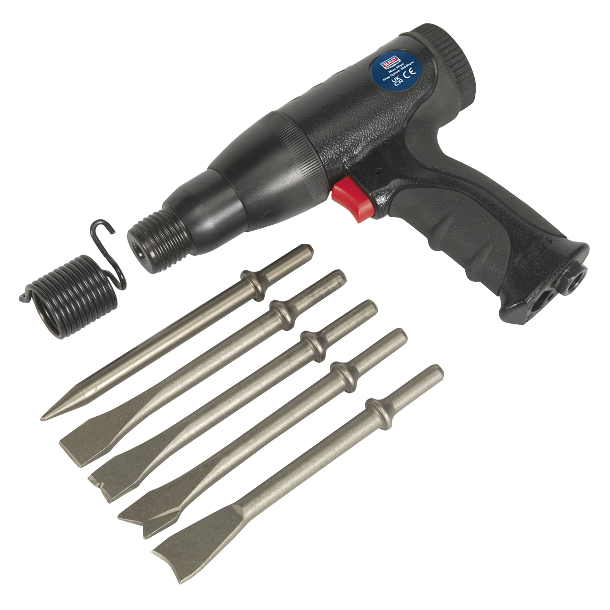 Sealey Long Stroke Composite Air Hammer Kit SA614