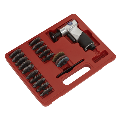 Sealey 35pc Ø50mm Mini Air Sander Kit SA720