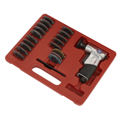 Sealey 35pc Ø50mm Mini Air Sander Kit SA720