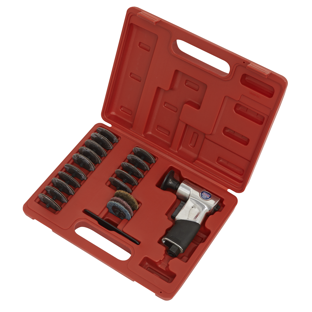 Sealey 35pc Ø50mm Mini Air Sander Kit SA720