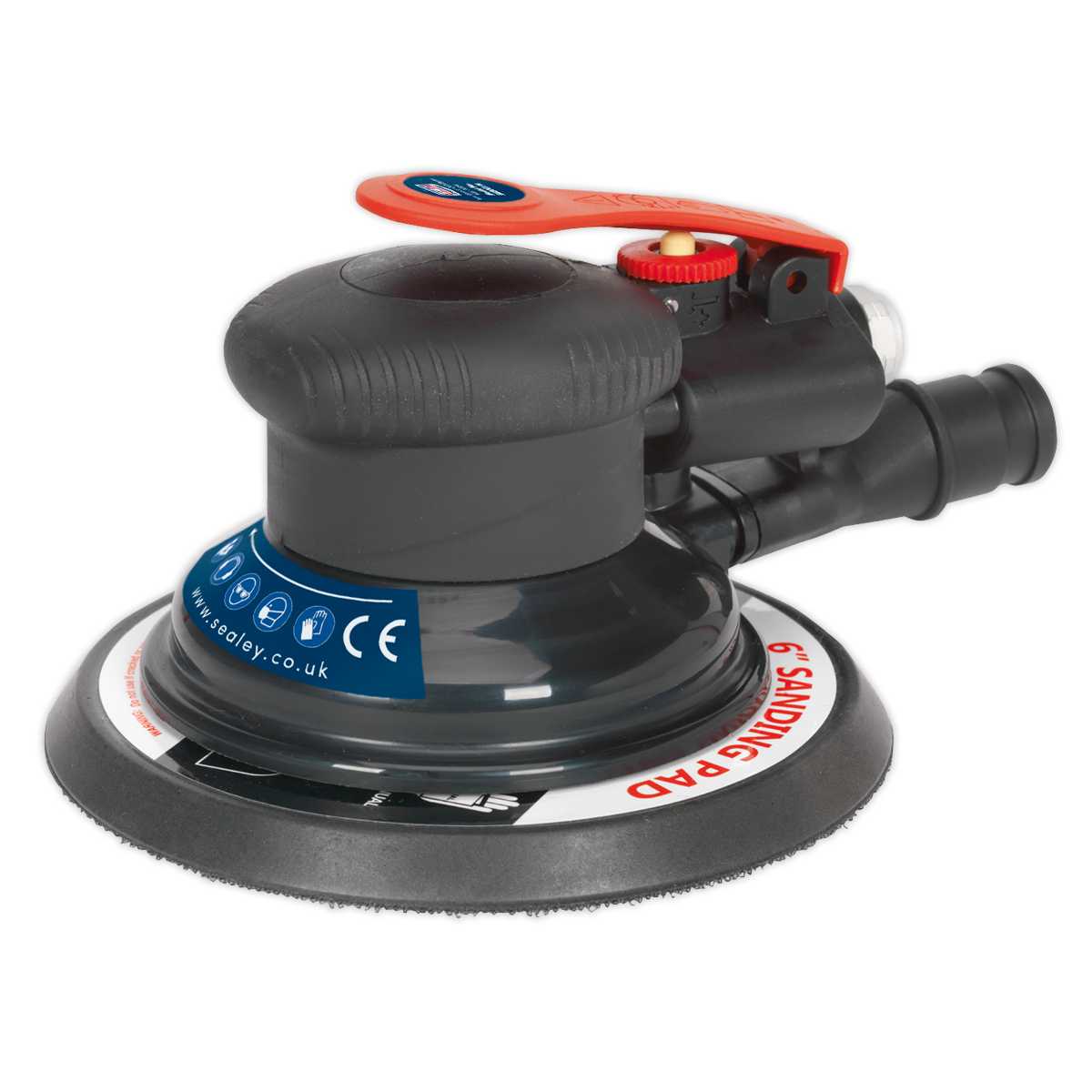 Sealey Ø150mm Dust-Free Air Palm Orbital Sander SA801