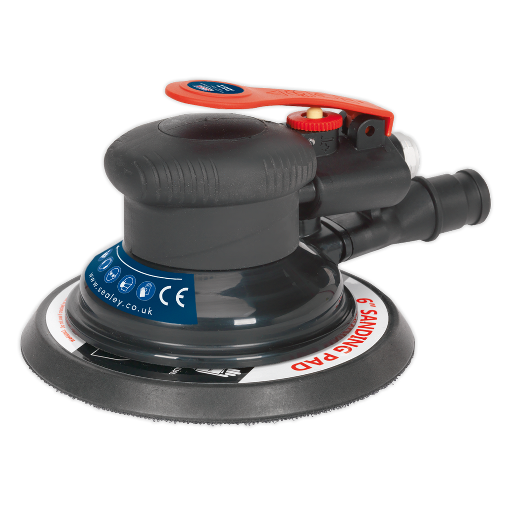 Sealey Ø150mm Dust-Free Air Palm Orbital Sander SA801