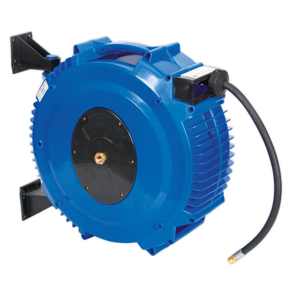 Sealey 20m Retractable Air Hose Reel Ø10mm ID Rubber Hose SA88