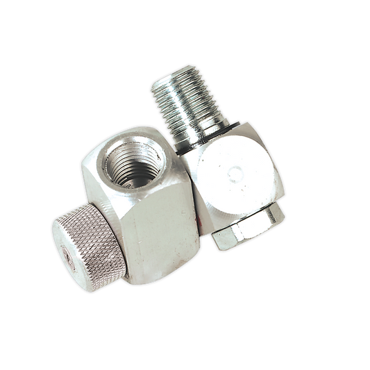 Sealey 1/4"BSP Z-Swivel Air Hose Connector with Regulator SA900