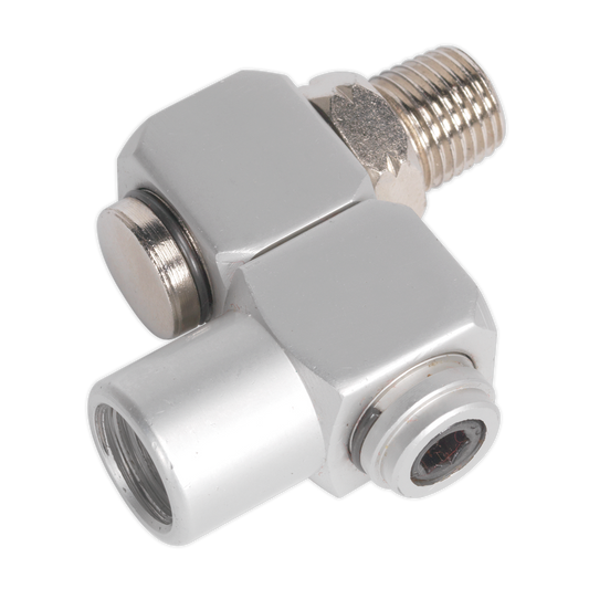 Sealey 1/4"BSP Z-Swivel Air Hose Connector SA902