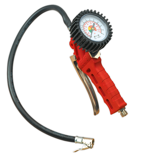Sealey Tyre Inflator with Clip-On Connector SA9302