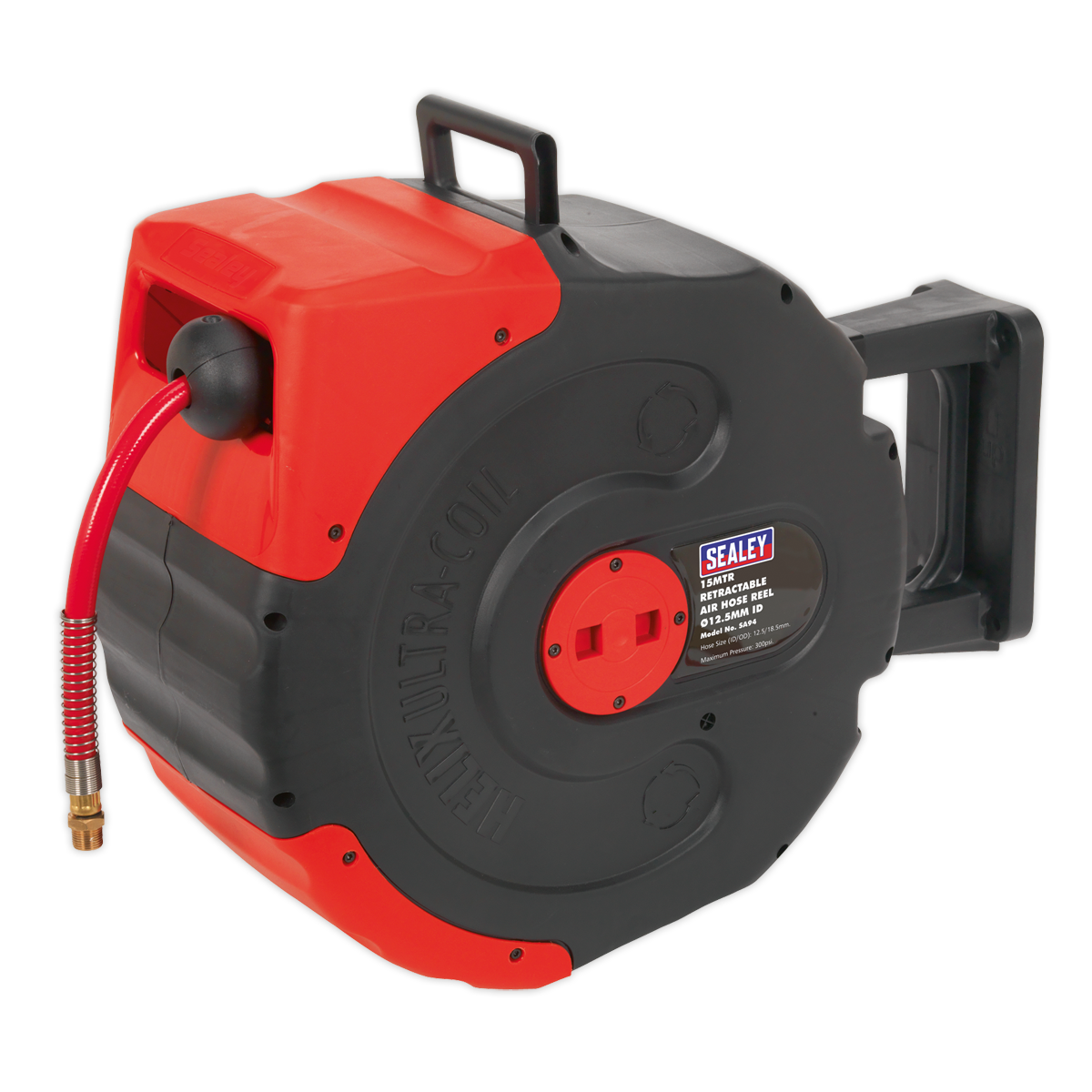 Sealey 15m Retractable Air Hose Reel Ø12.5mm ID SA94