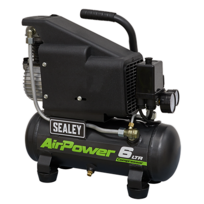 Sealey 6L Direct Drive Air Compressor 1hp SAC0610E