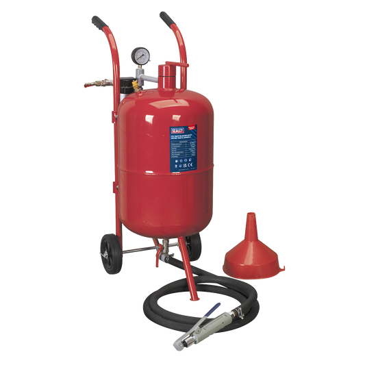 Sealey 37L Shot Blaster with Water Trap & Wheels SB997