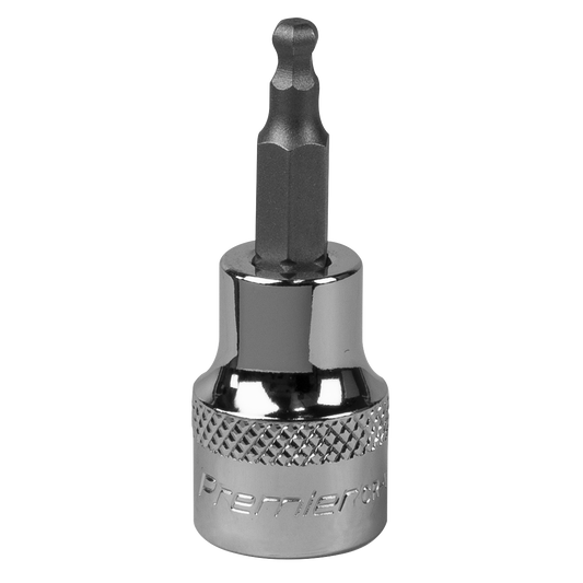 Sealey 4mm 3/8"Sq Drive Ball-End Hex Socket Bit SBBH002