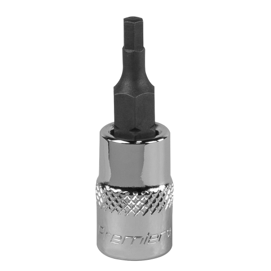 Sealey 3mm 1/4"Sq Drive Hex Socket Bit SBH001