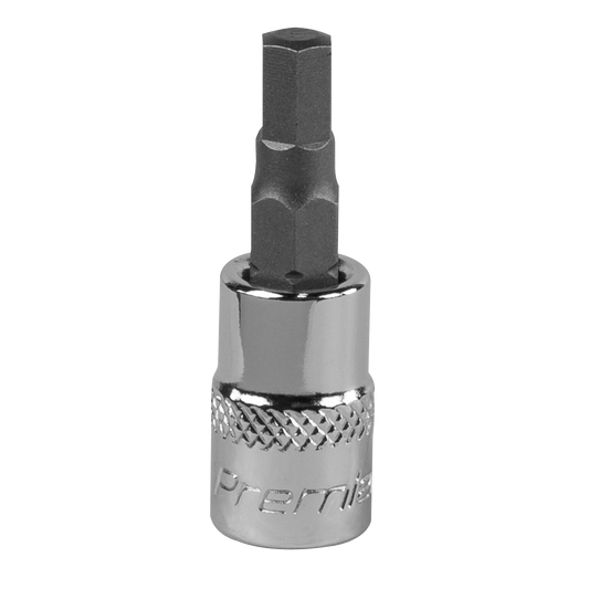 Sealey 5mm 1/4"Sq Drive Hex Socket Bit SBH003