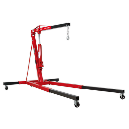 Sealey 1tonne Long Reach Engine Crane with Extendable Legs SC10LR
