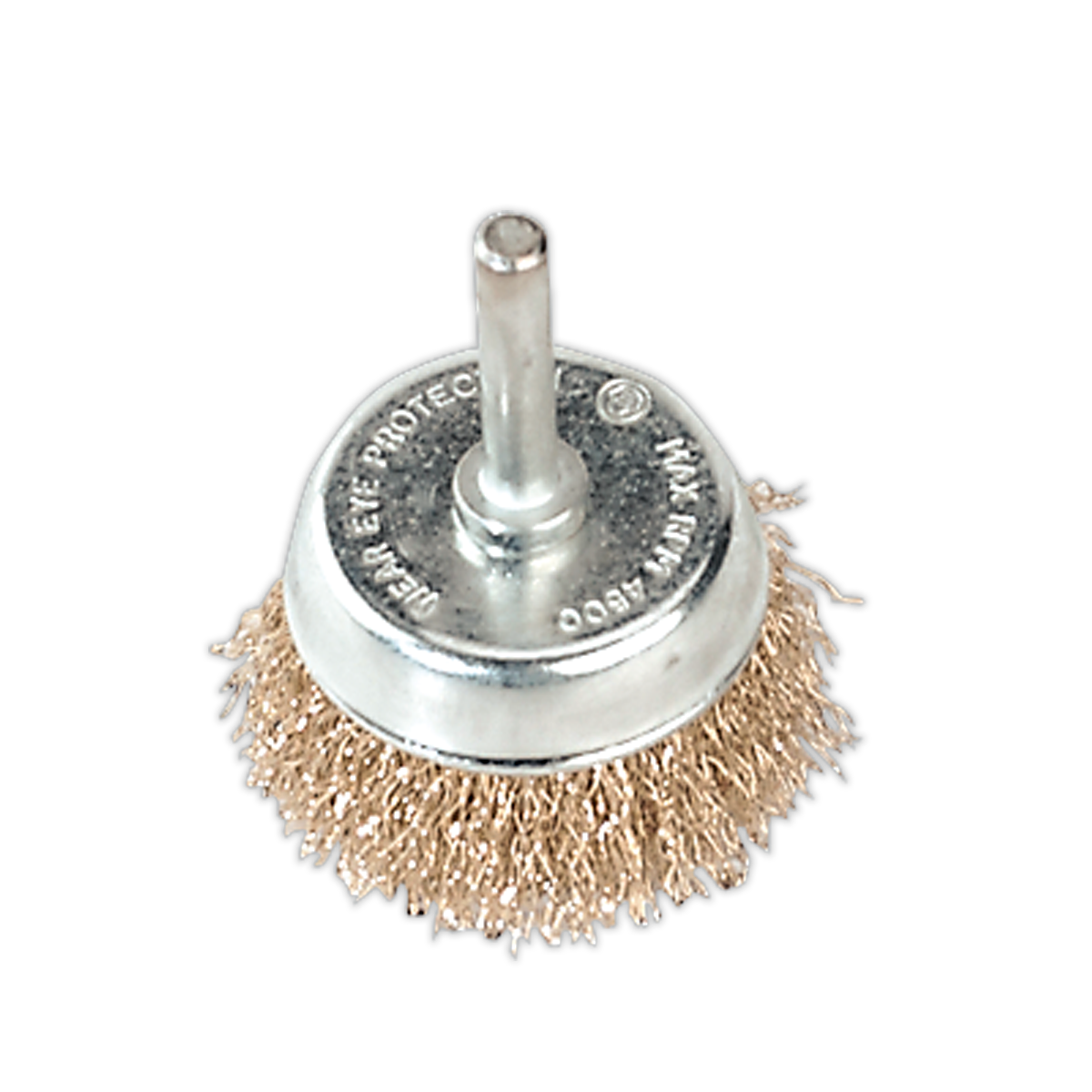 Sealey Ø50mm Wire Cup Brush with 6mm Shaft SCB50