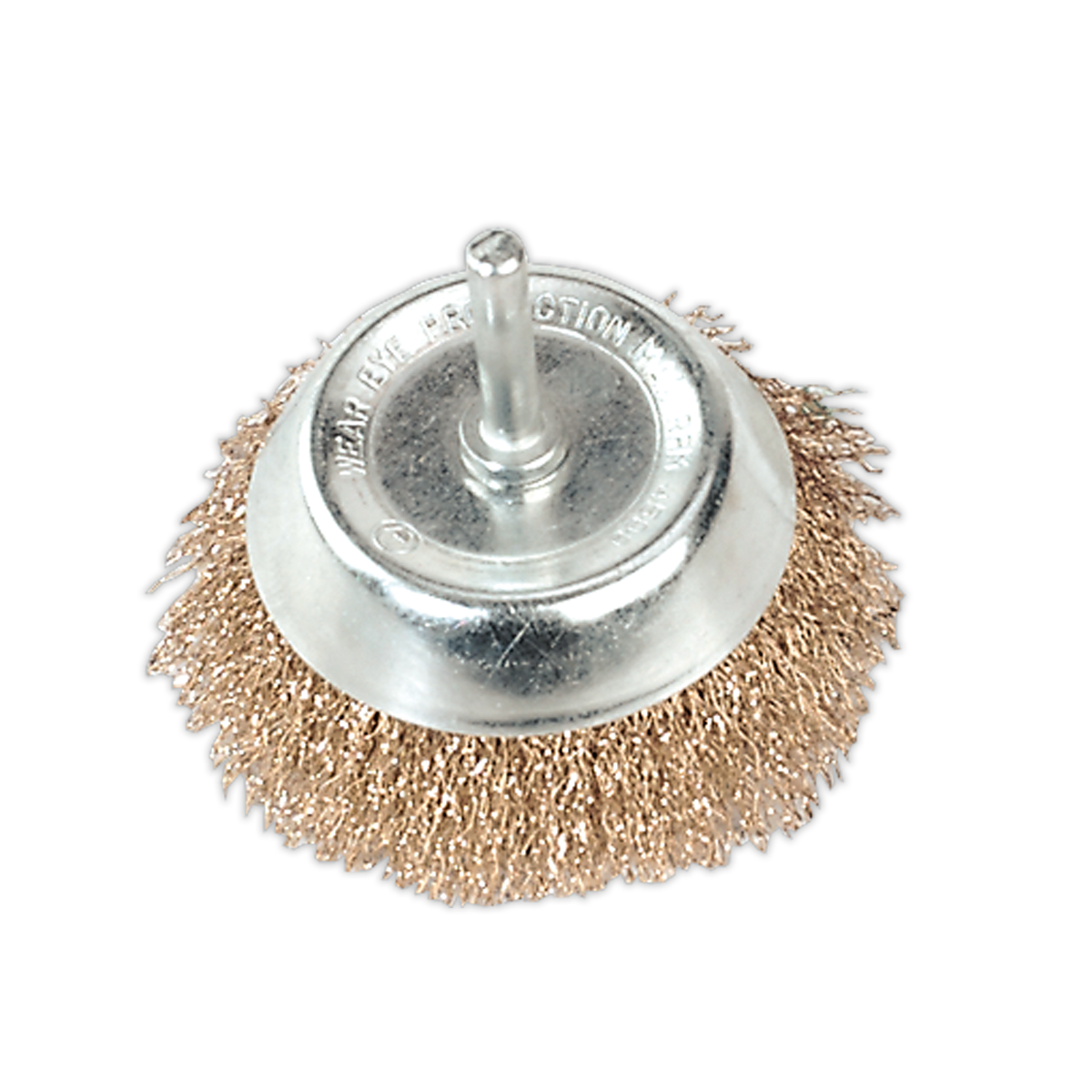 Sealey Ø75mm Wire Cup Brush with 6mm Shaft SCB75