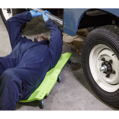 Sealey Composite Creeper - Hi-Vis Green SCR80HV