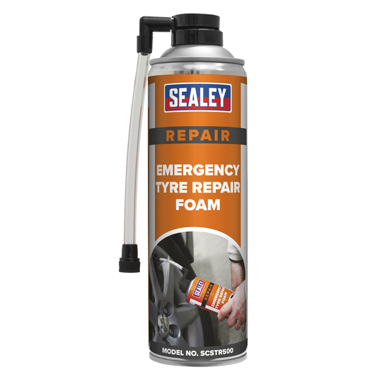 Sealey 500ml Emergency Tyre Repair Foam SCSTR500