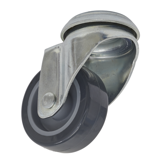 Sealey Ø50mm Castor Wheel Bolt Hole Swivel SCW250SB