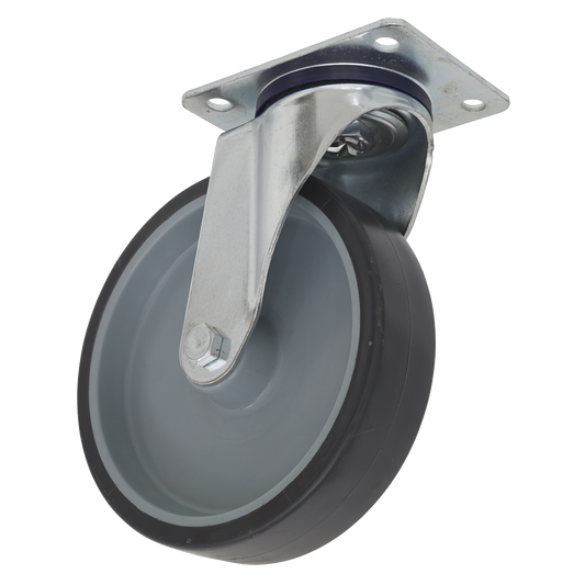 Sealey Ø75mm Medium-Duty Thermoplastic Swivel Castor Wheel - Trade SCW275SPEM