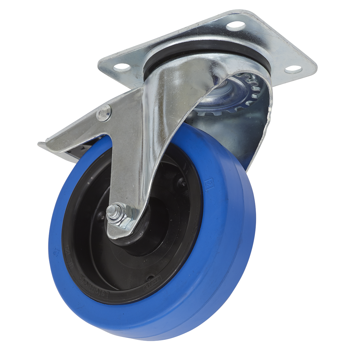 Sealey Ø125mm Castor Wheel Swivel Plate with Total Lock SCW3125SPL