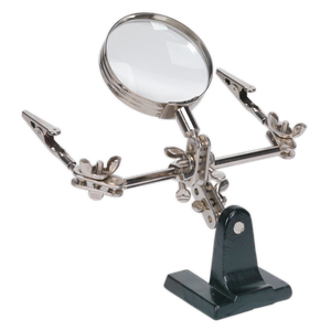 Sealey Mini Robot Soldering Stand with Magnifier SD150