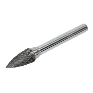 Sealey Ø10mm Arc Pointed Nose Tungsten Carbide Rotary Burr SDB03