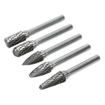 Sealey 5pc Tungsten Carbide Rotary Burr Set SDBK5