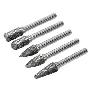 Sealey 5pc Tungsten Carbide Rotary Burr Set SDBK5